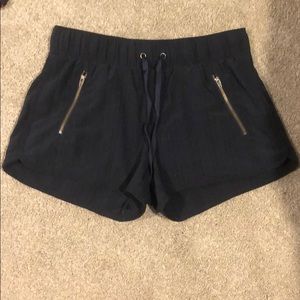 athleta women navy shorts